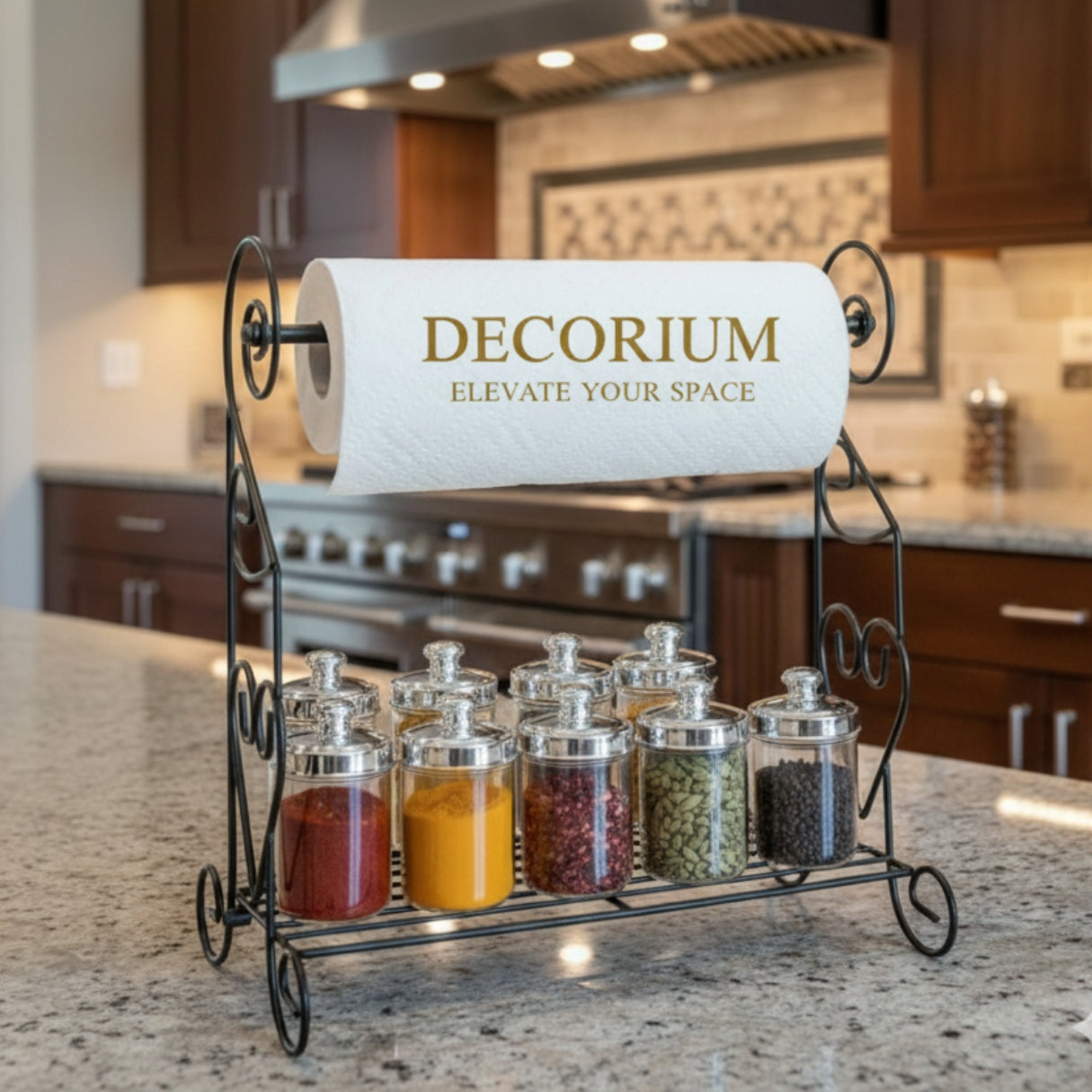 Tissue Roll Stand for kitchen Counter