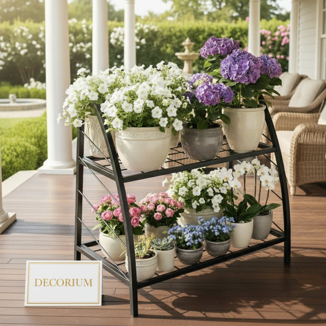 2-Tier compact Planter Stand