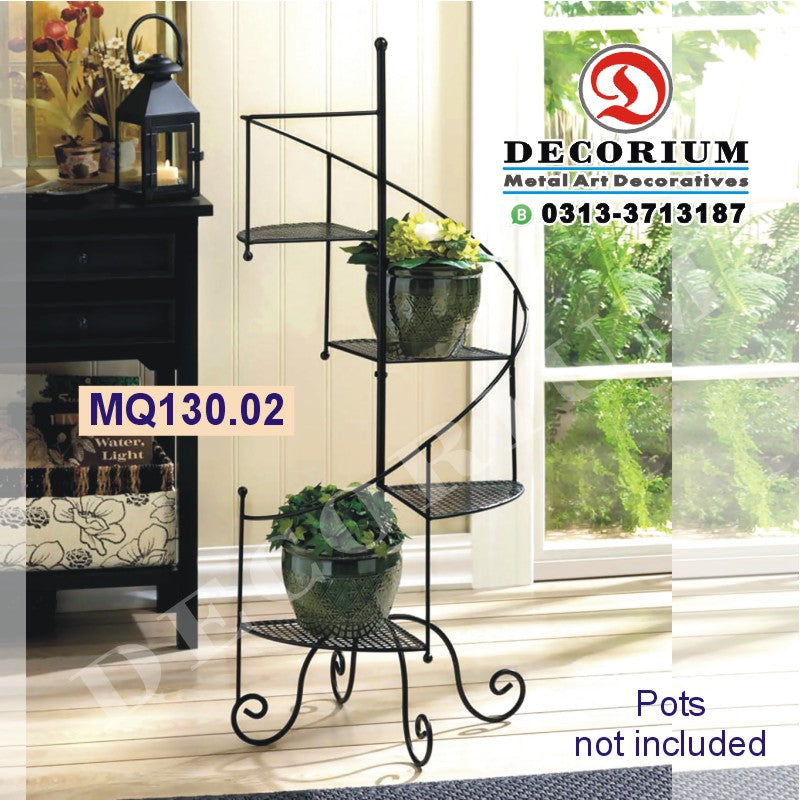 Round Stair Type MEtal planter