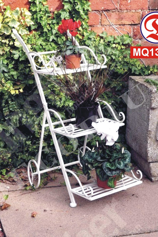 3 step CArt Type Planter Stand