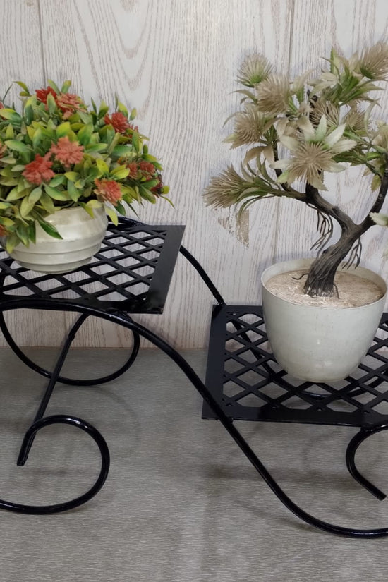 2 Layer Plant Pot Flowers Stand