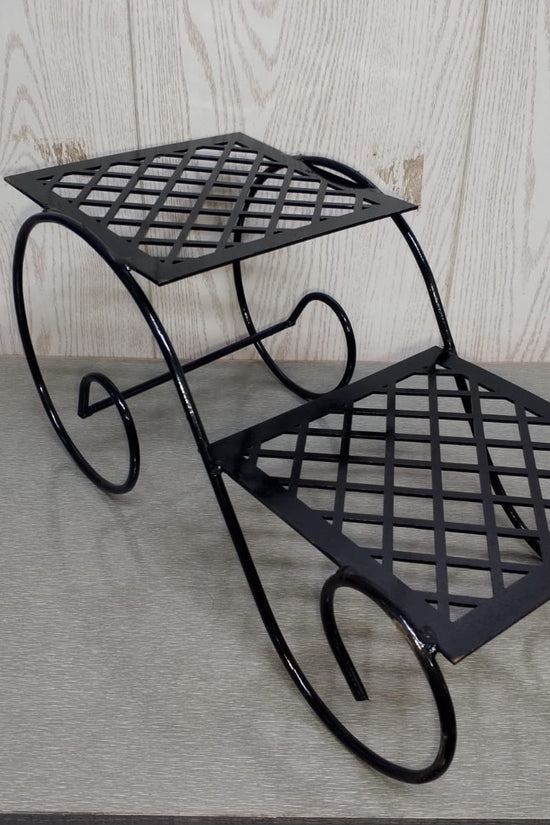 2 Layer Plant Pot Flowers Stand