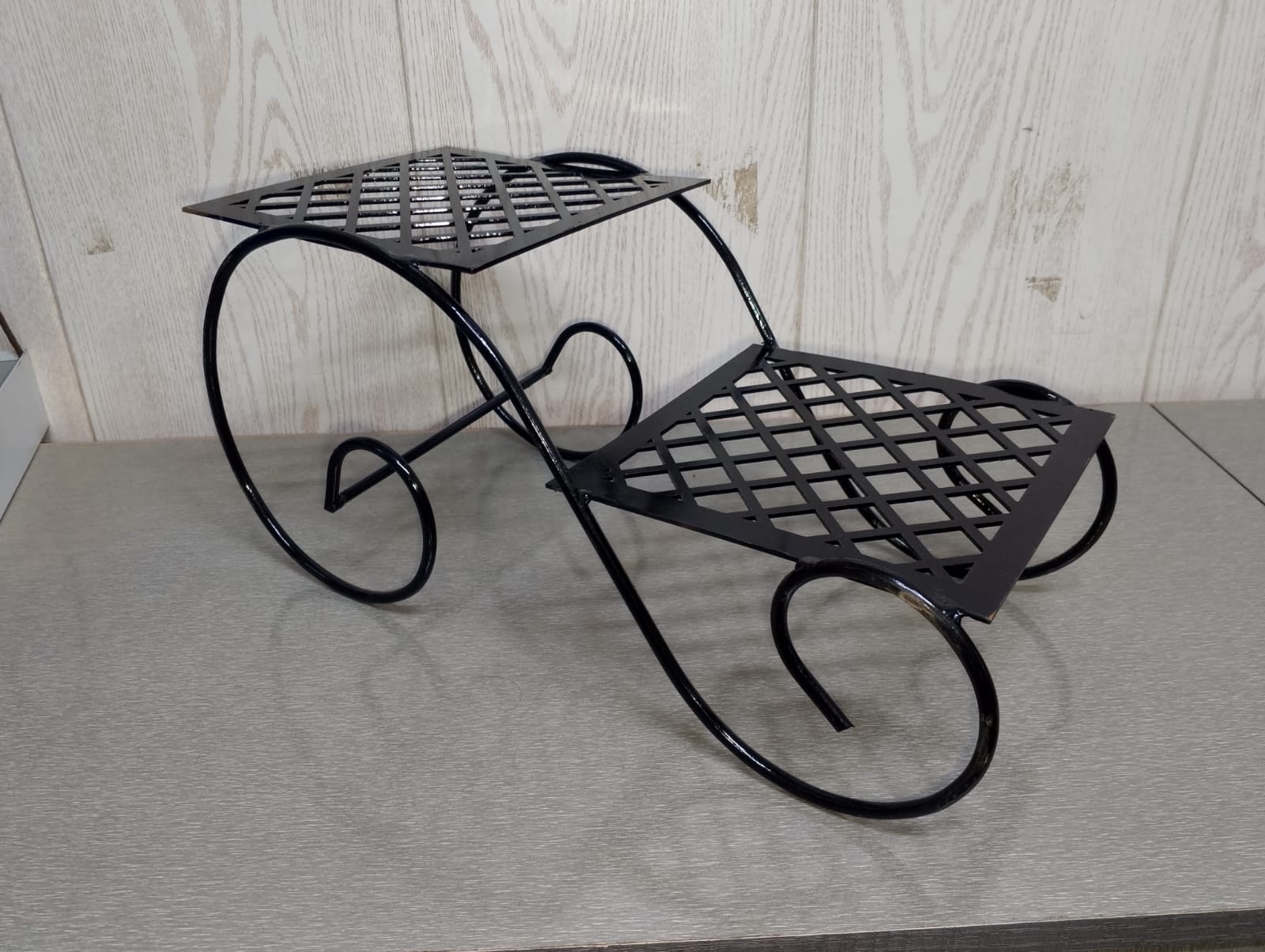 2 Layer Plant Pot Flowers Stand