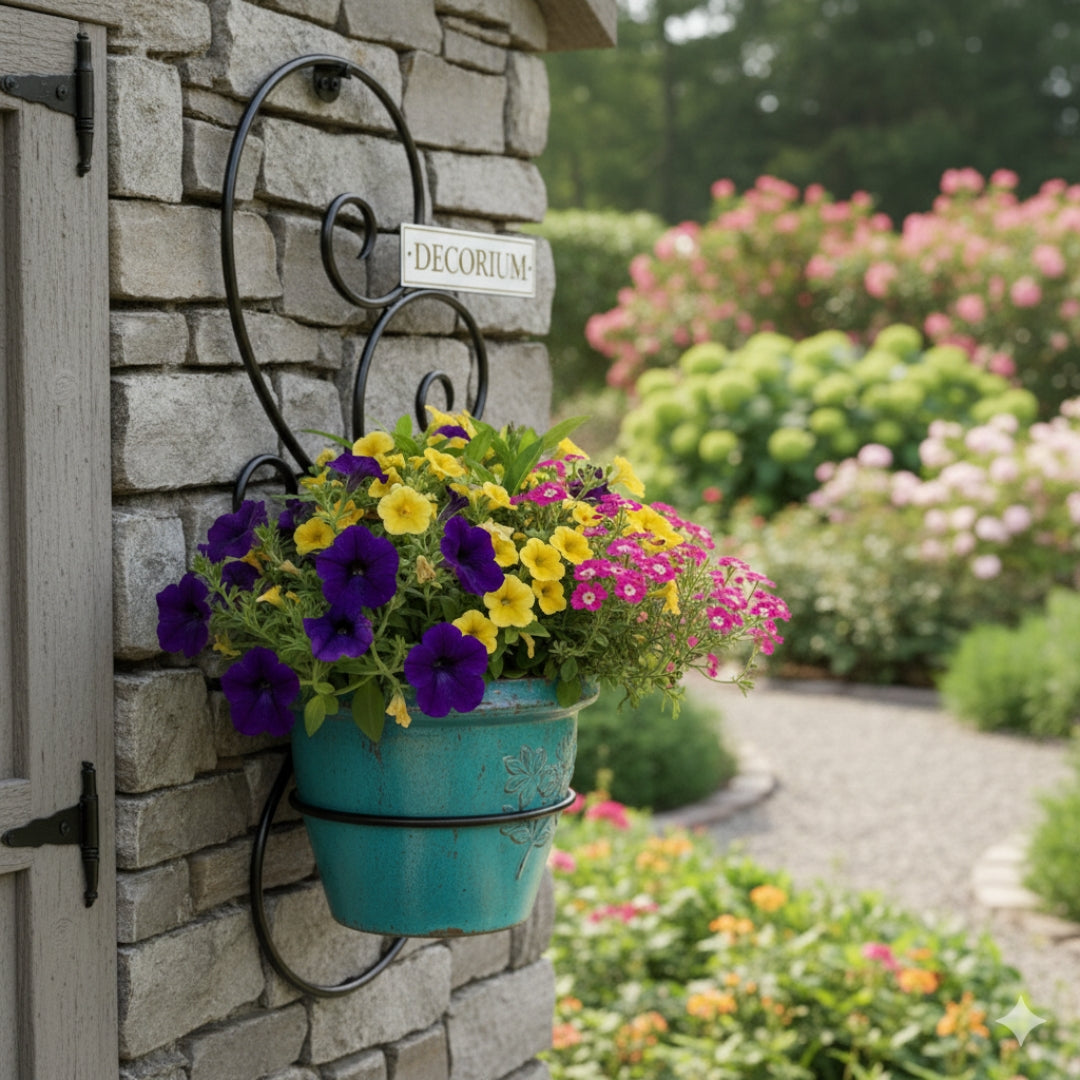 Single Pot S-Shape Wall Hanger
