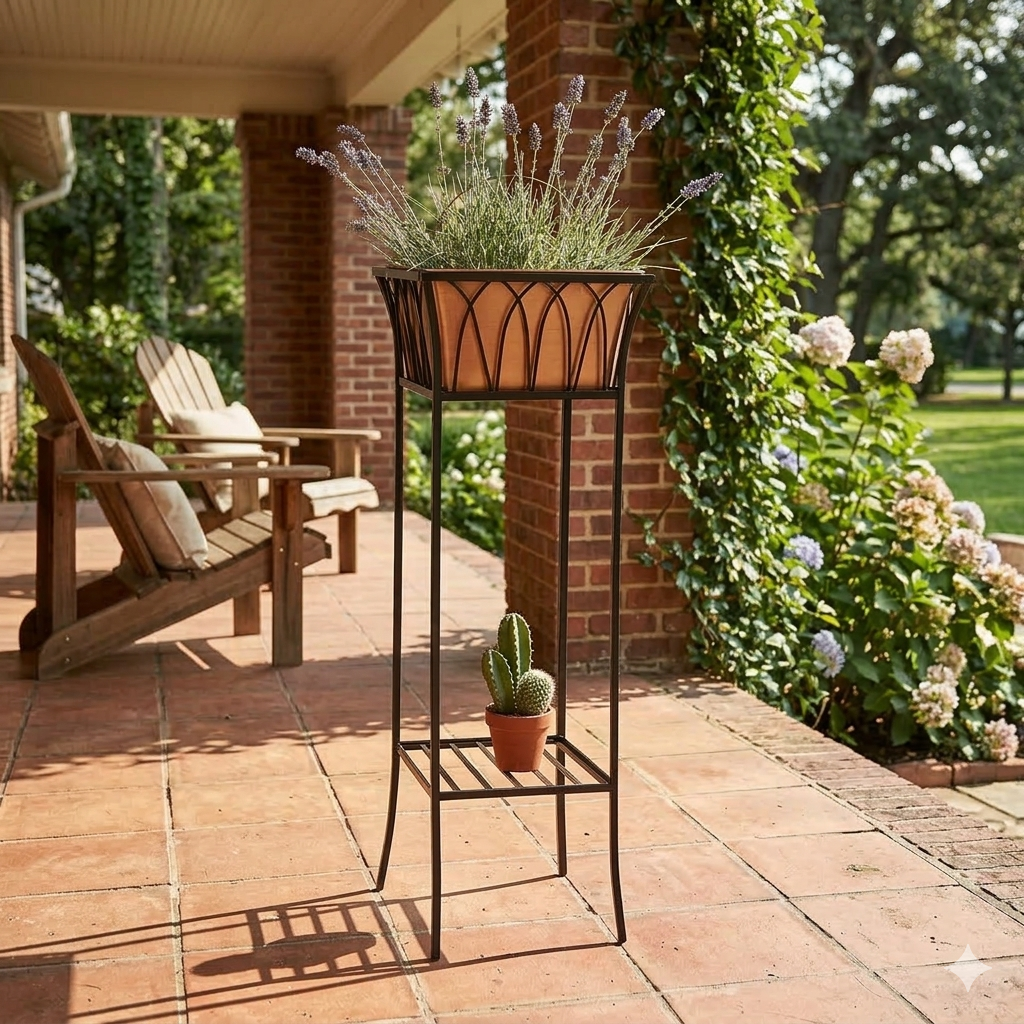 Square basket Pot Stand
