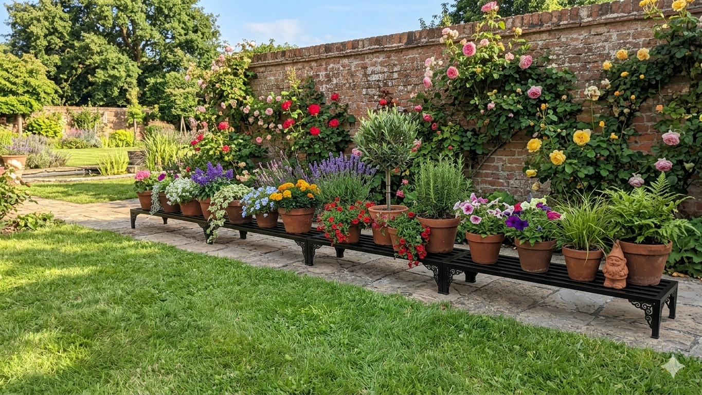 3 ft Heavy Duty Single Tier Metal Stand
