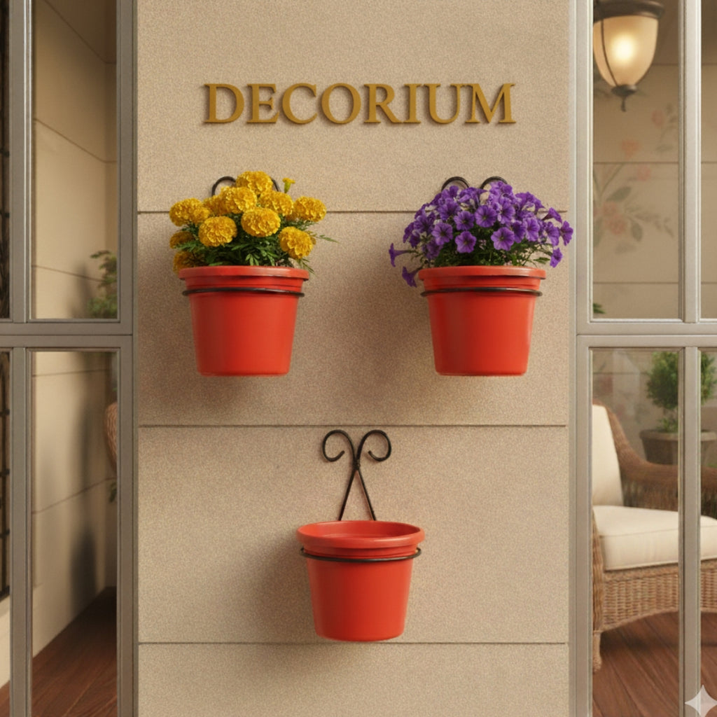 Criss Cross Wall Planter (2 in a set)