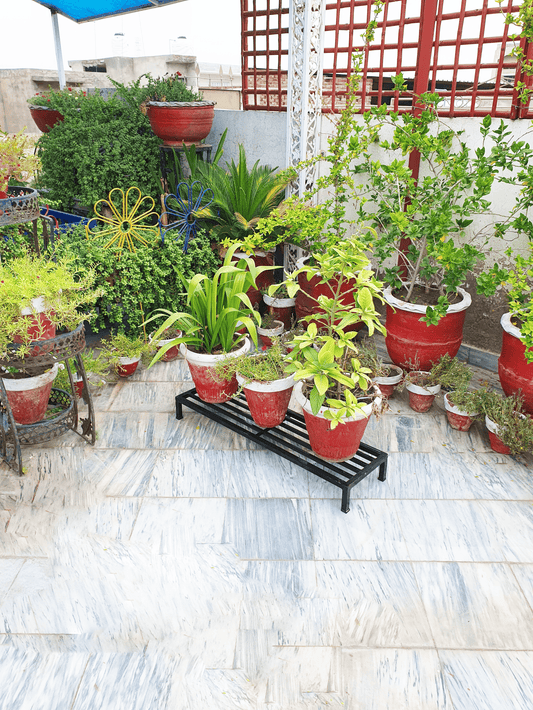 Single Step 3 ft Metal Planter