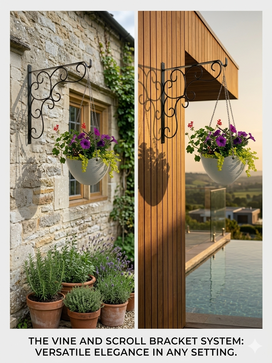 Wall Hanging Planter Bracket