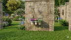3 pot Horizontal wall planter