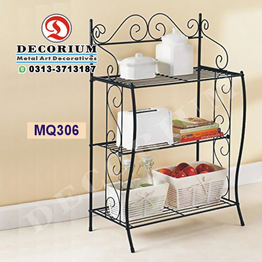 3 Tier Wrought iron Multi purpose rack