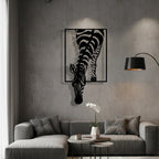 Wall decor CNC Zebra design