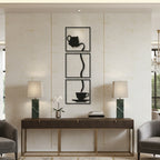 Kitchen wall Cattle cup CNC metal design