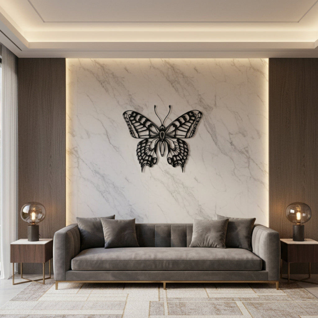 Butterfly metal wall decor bedroom wall decor