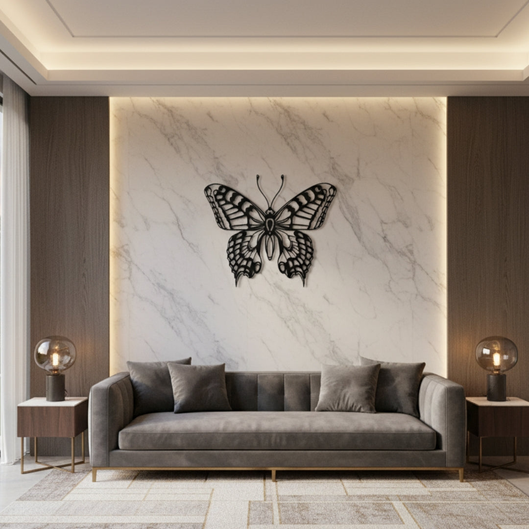 Butterfly metal wall decor bedroom wall decor