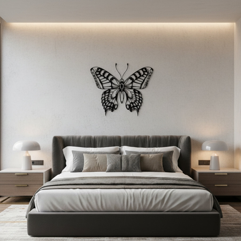 Butterfly metal wall decor bedroom wall decor