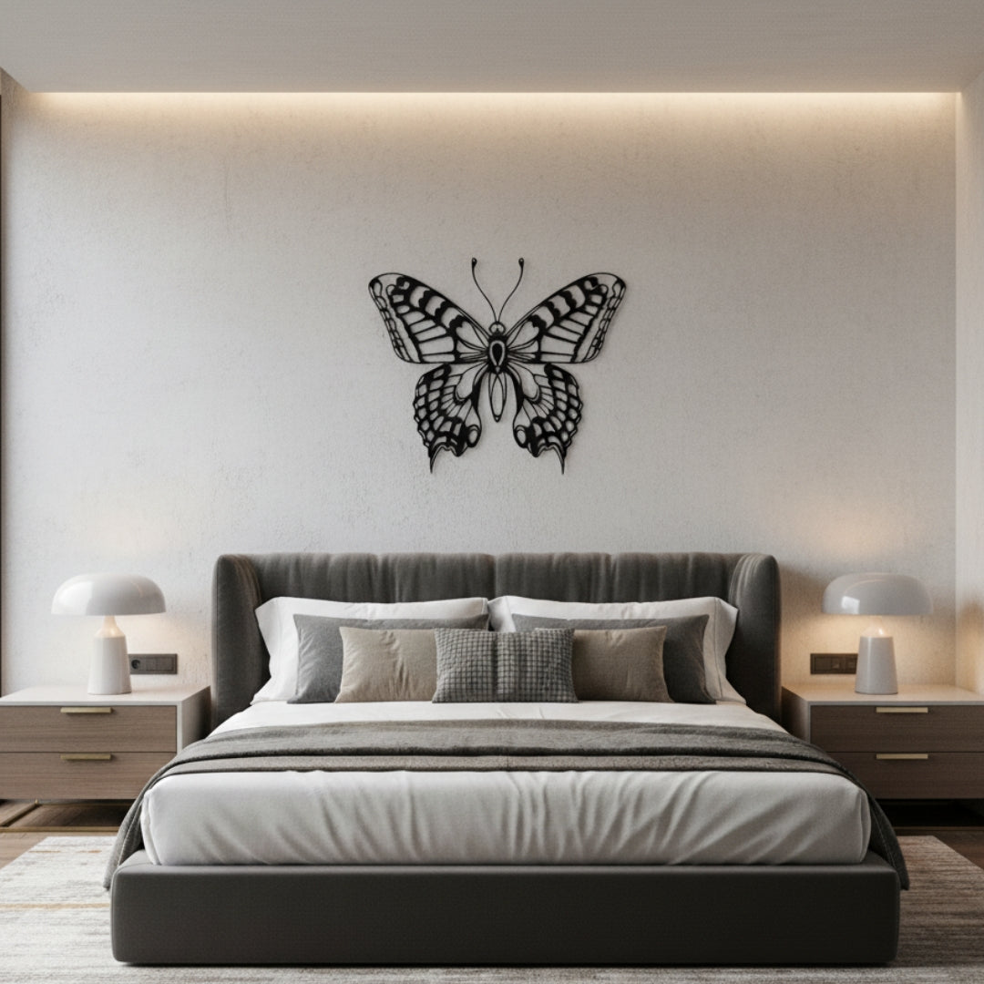 Butterfly metal wall decor bedroom wall decor