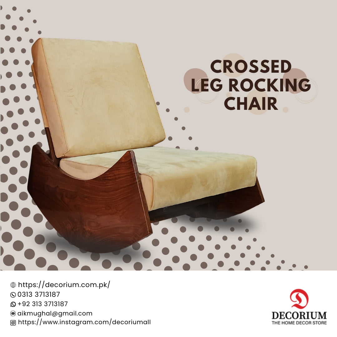 Crossed Leg Rocking Chair