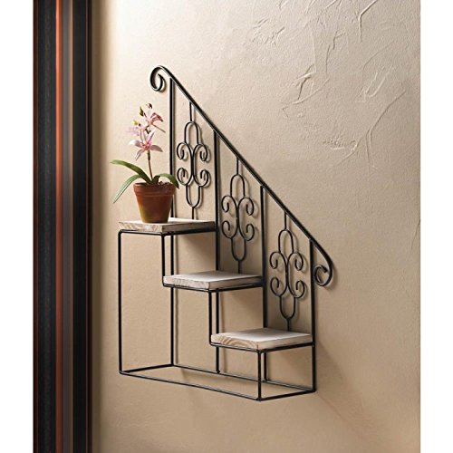 Wall-Mounted Staircase Plant Stand