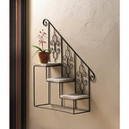Wall-Mounted Staircase Plant Stand