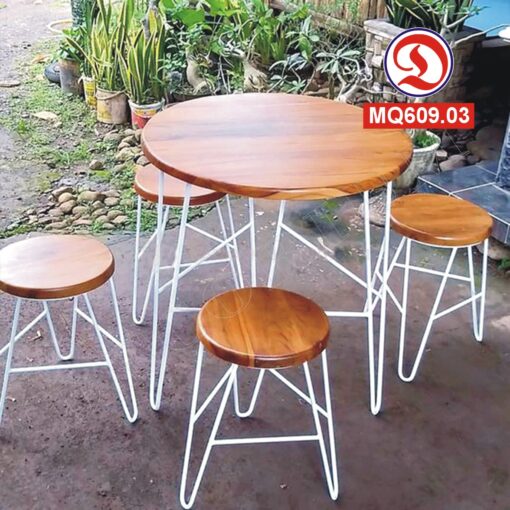 4 person Patio Table Stool set