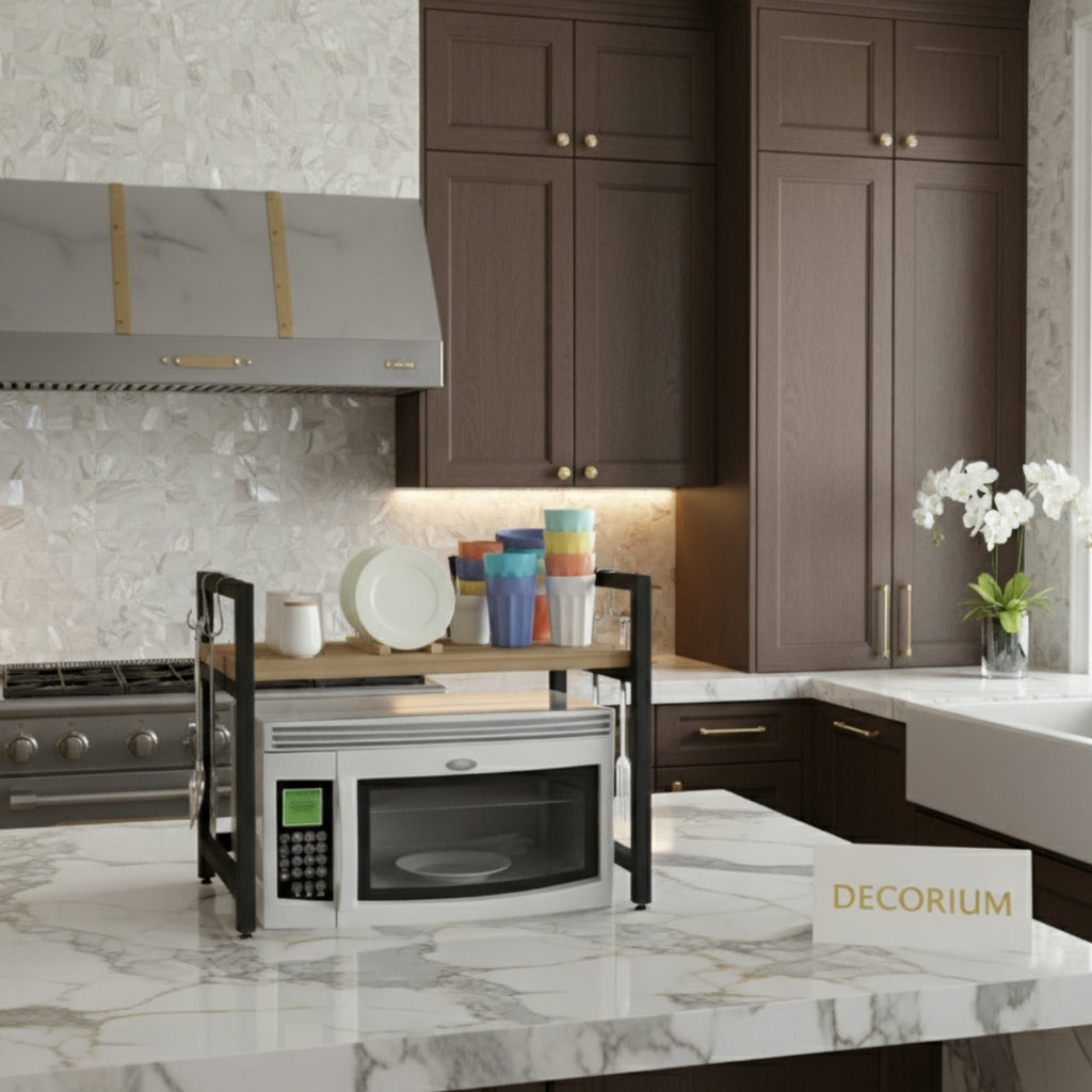 Microwave Single Shelf Rack