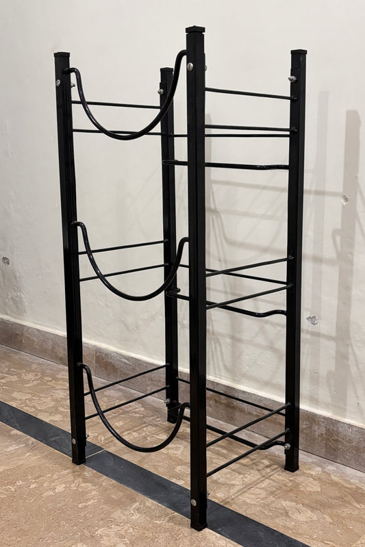 3-Tier Metal Water Bottle Rack