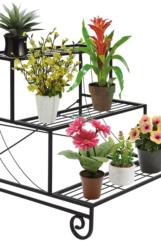3-Tier stair type planter stand