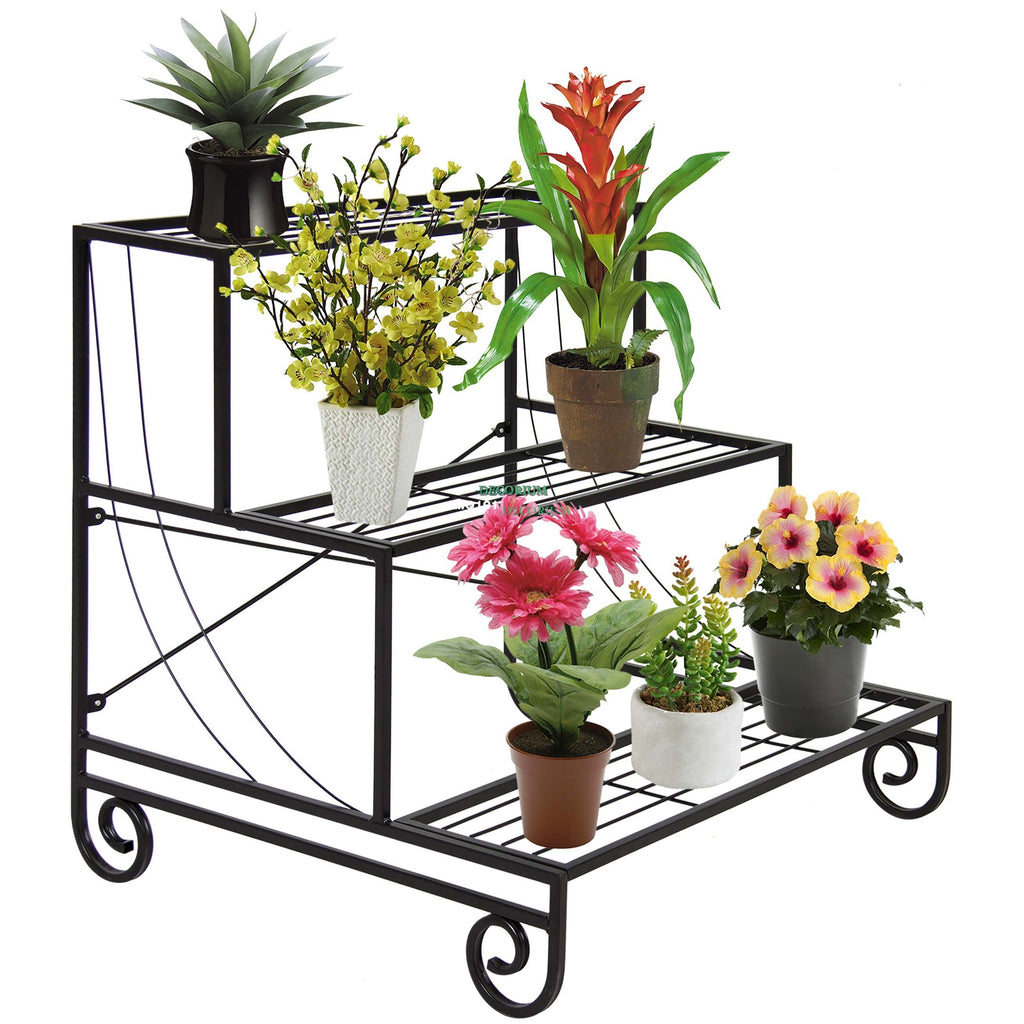 3-Tier stair type planter stand