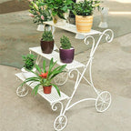 3-Tier Trolley type planter stand