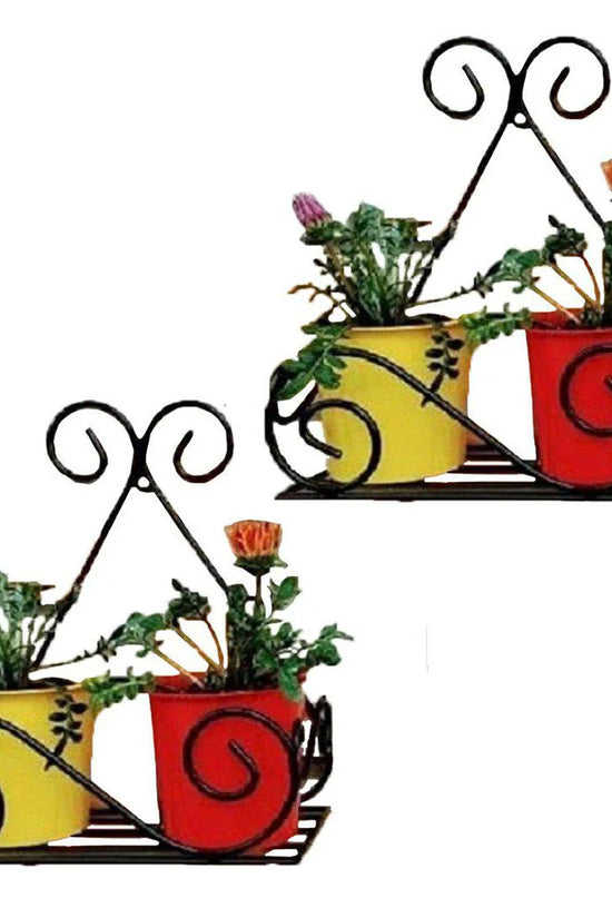 Wall-Mounted Planter Shelves