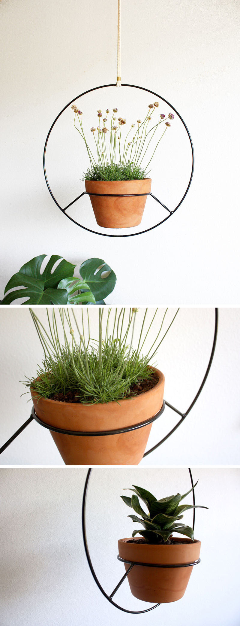 Circular Hanging Planter