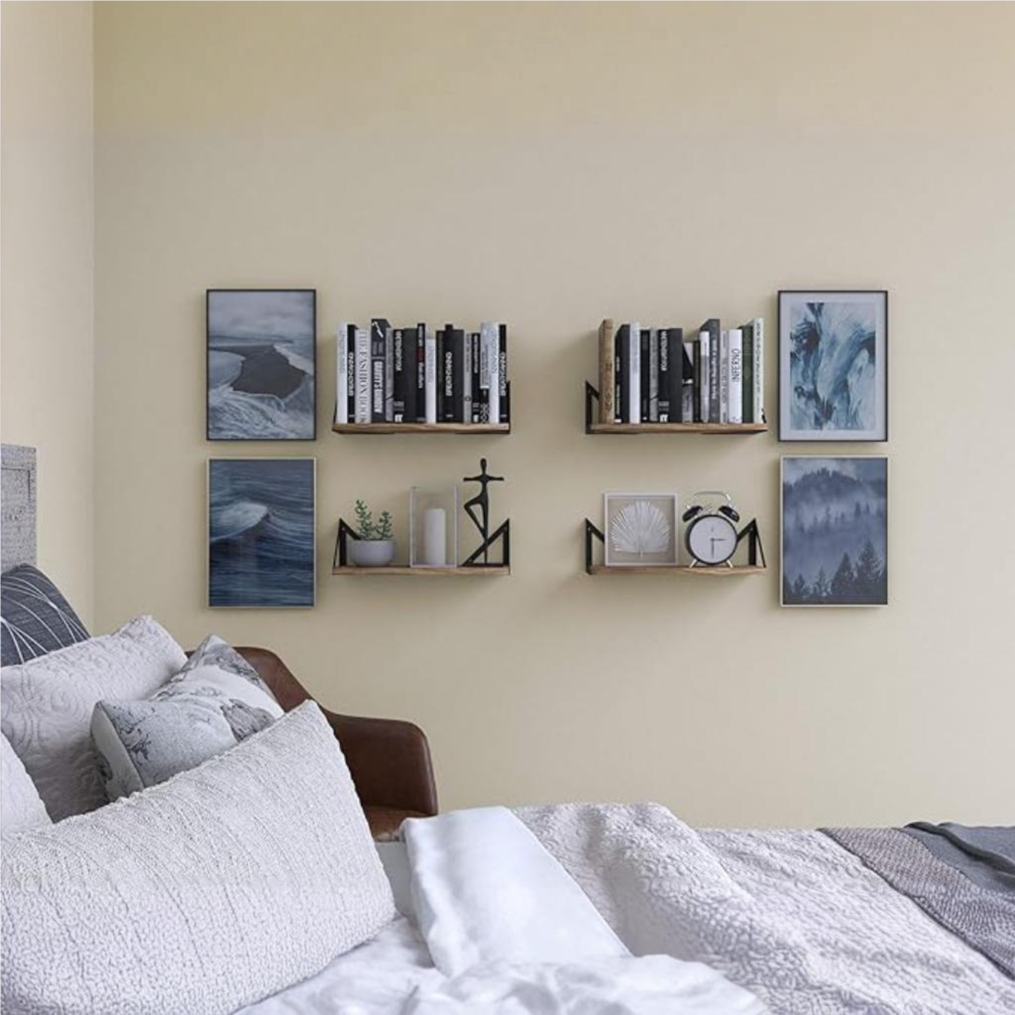 Triangle Wall Shelves set of 2