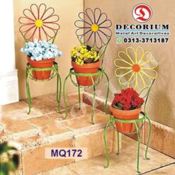 Standing planters by Decorium Metal art decoration in Pakistan